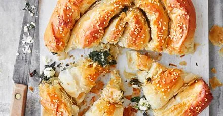 Nettle spanakopita