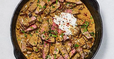Next level beef stroganoff