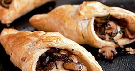 No-roll chicken pastry wraps