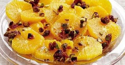 Nutty orange platter