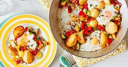 One-pan egg & veg brunch