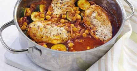 One-pot harissa chicken