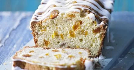 Orange & apricot loaf cake