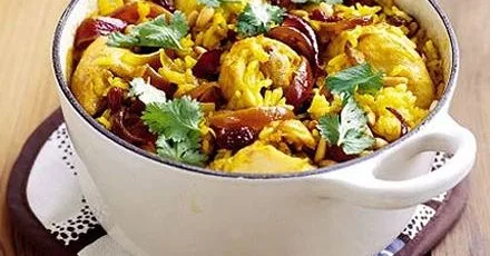 Курячий пилау, запечений у духовці