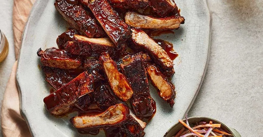Oven-baked ribs