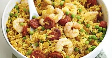 Paella fried rice