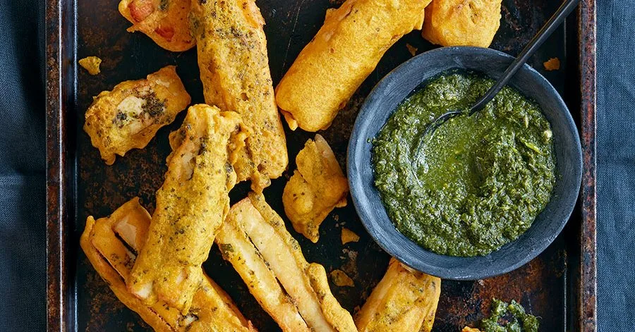 Paneer chutney pakora