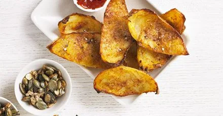 Parmesan potato skins