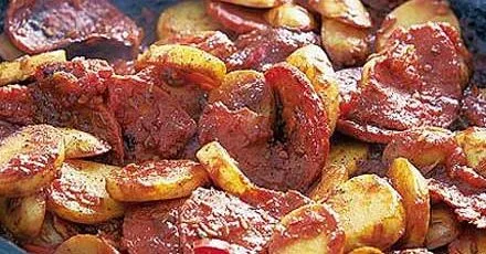 Easy patatas bravas