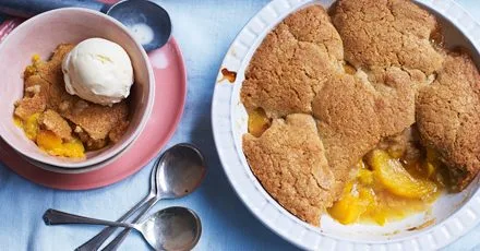 Peach cobbler