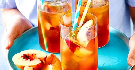 Peach iced tea