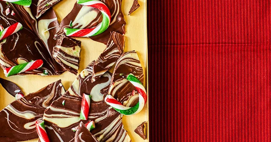 Peppermint bark