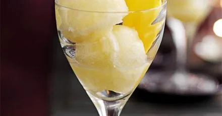 Pineapple sorbet