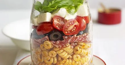 Pizza pasta salad