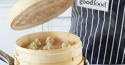 Pork momos (Nepalese dumplings)