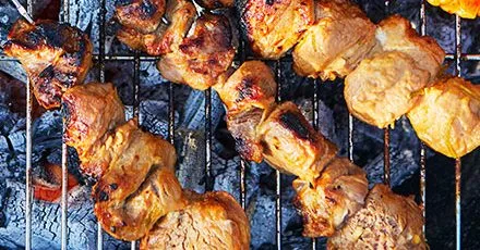 Pork skewers