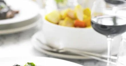 Pot-roasted vegetables