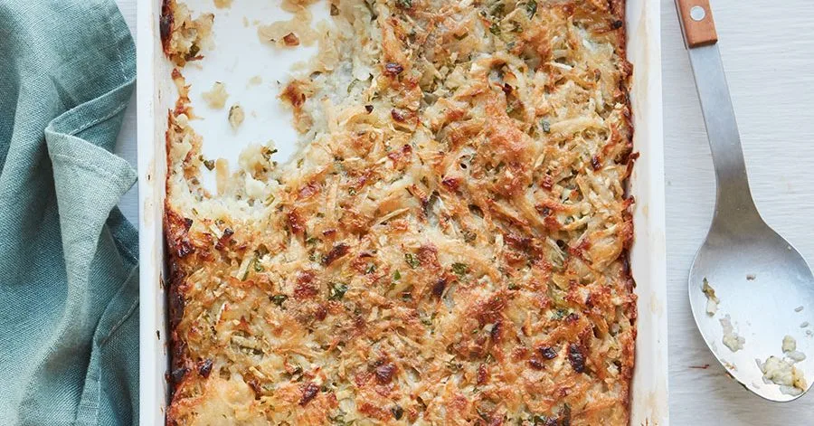 Potato & celeriac kugel