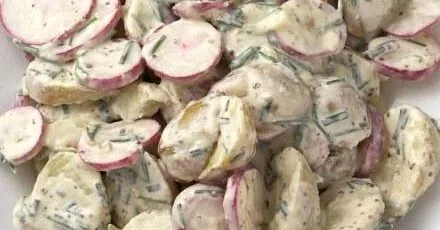 Potato & radish salad