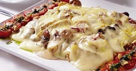 Potato & wild mushroom melt