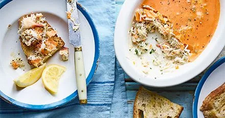 Potted crab