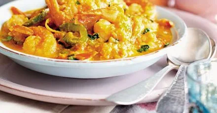 Prawn & coconut curry