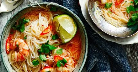 Prawn laksa curry bowl