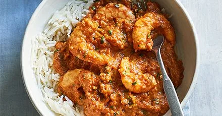 Prawn tikka masala