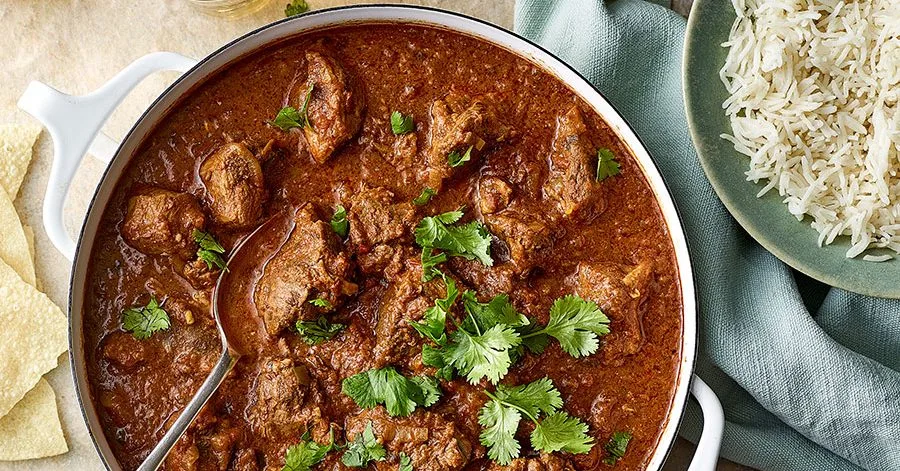 Pressure cooker lamb & coconut curry