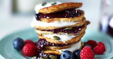 Vegan protein pancakes