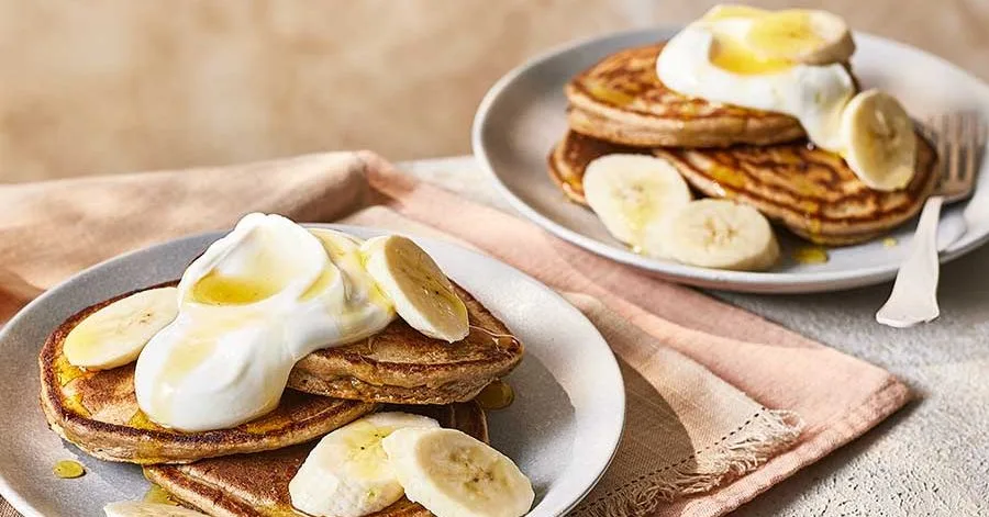 Protein pancakes with banana