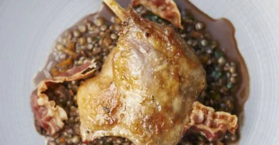Puy lentils & pancetta