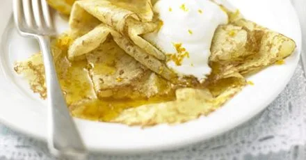 Quick crêpes Suzette