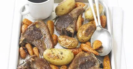 Quick roast lamb