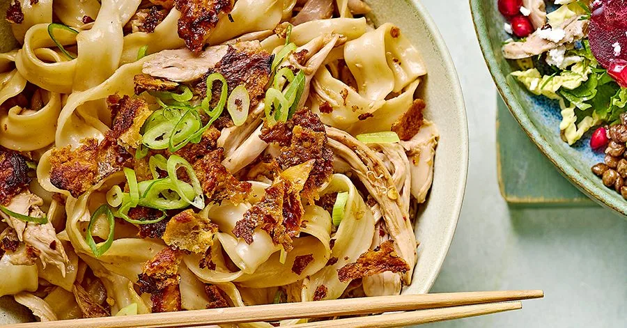 Quick & spicy chicken noodles