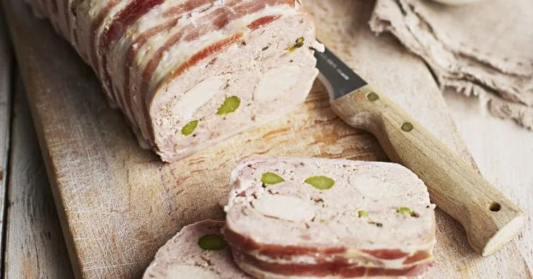 Rabbit & pork terrine with peppercorns