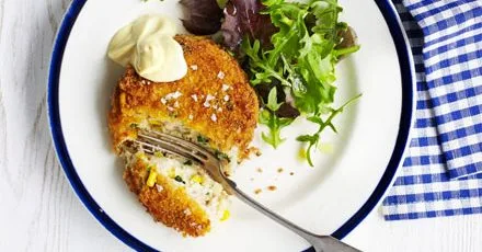 Tuna & sweetcorn fish cakes