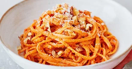 Red pepper linguine