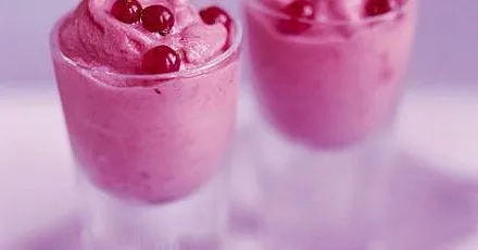Redcurrant sorbet
