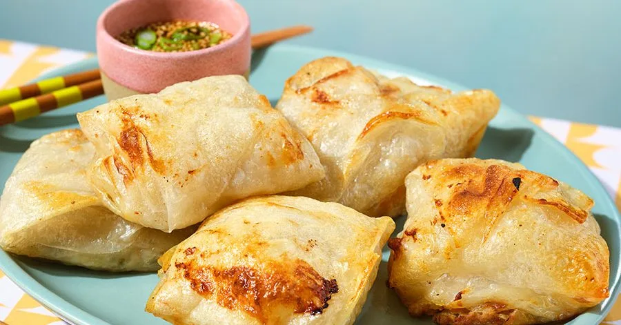 Rice paper dumplings