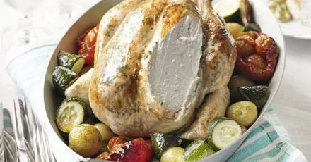 Roast chicken vinaigrette