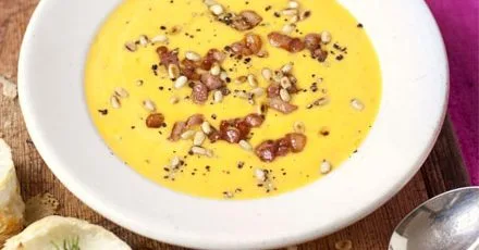 Roasted butternut squash soup