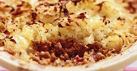 Rösti Bolognese pie