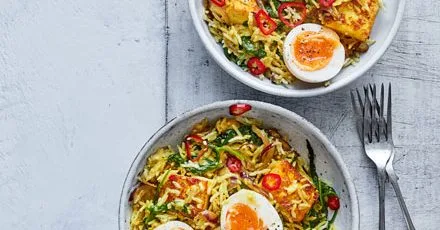Saag paneer kedgeree