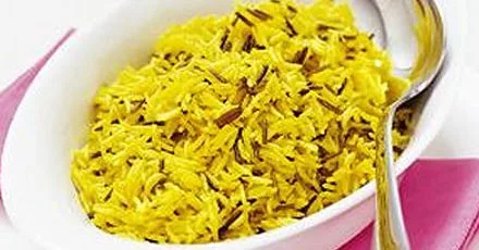 Saffron wild rice