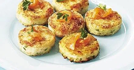 Salmon & lemon mini fish cakes