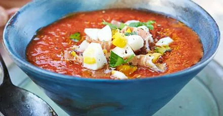 Salmorejo – Rustic tomato soup with olive oil & bread