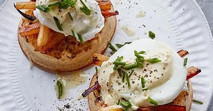Salsify crumpets