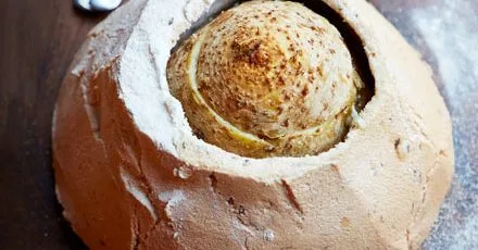 Сільна запіканка целерію з коричневим маслом