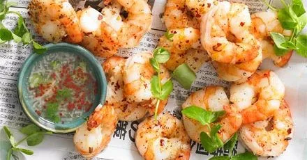 Salt and pepper prawns